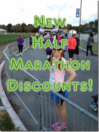 new half marathon discount code