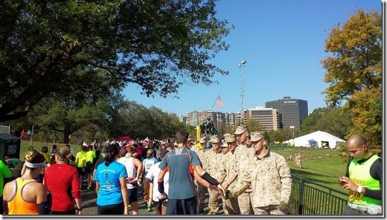 marine corps finish line