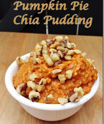 Pumpkin Pie Pudding with Chia Seeds