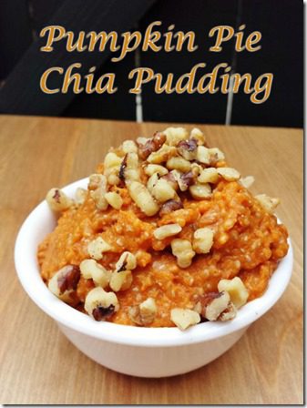 pumpkin pie chia pudding recipe healthy