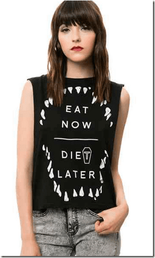 eat now diet later