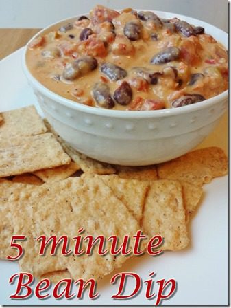 5 minute bean dip