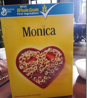 I have my own cereal!