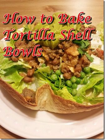 how to bake tortilla shells tostada