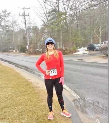 What I Wore to a Rainy Cold-ish Half Marathon in MA