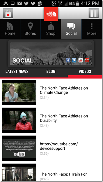 north face app