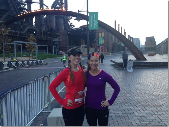 tina and monica before the 5k