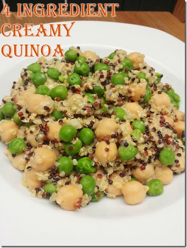 4 ingredient creamy quinoa