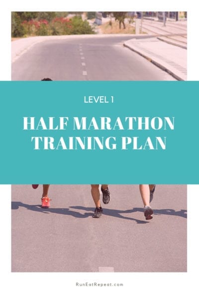 half marathon training plan level 1