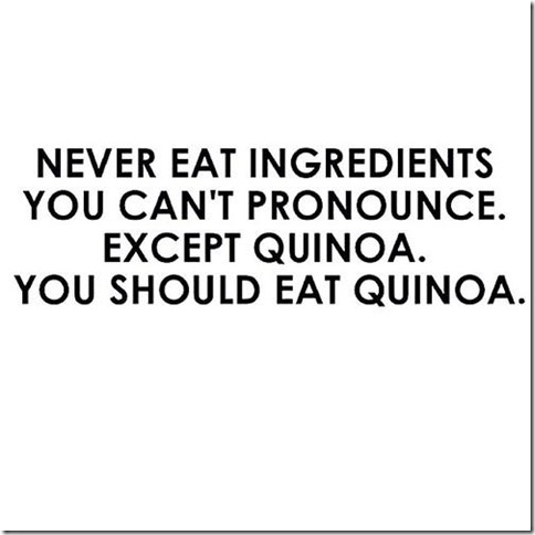 eat quinoa
