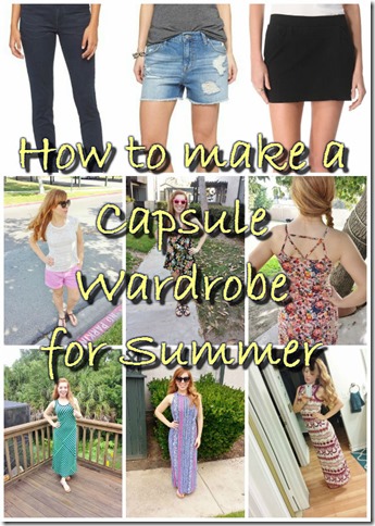 how to do a capsule wardrobe for summer