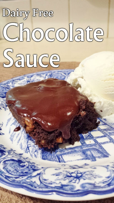 dairy free chocolate sauce recipe