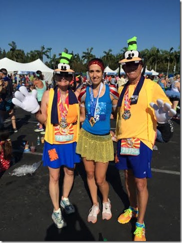 lindsey at disneyland half marathon