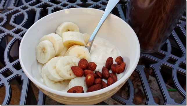 pumpkin spice almonds on yogurt (800x450)