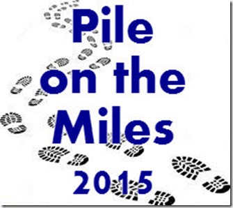 pile on the miles shoe logo