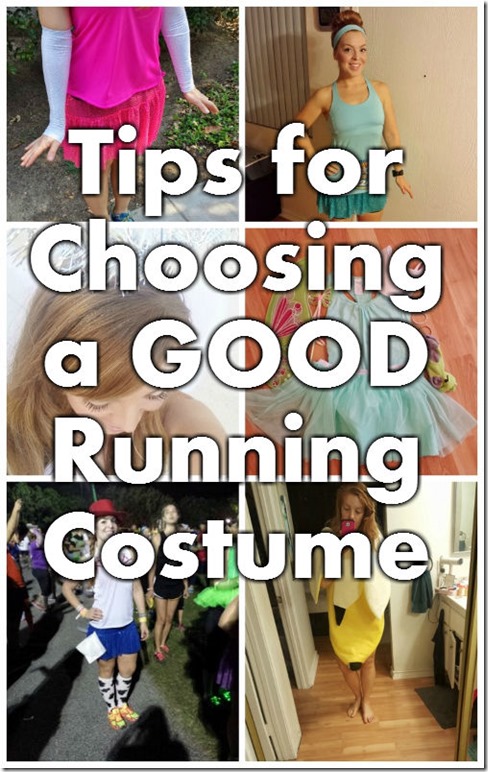 tips for making a good running costume