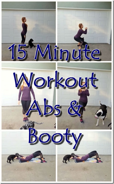 15 minute workout for abs and butt at home 1