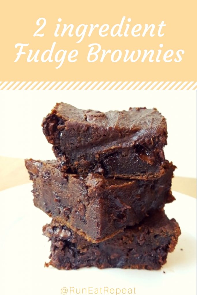 2 ingredient fudge brownies