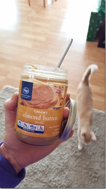 eating almond butter from the jar (450x800)