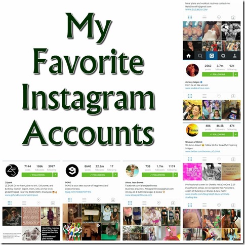 my favorite instagram accounts runner blog