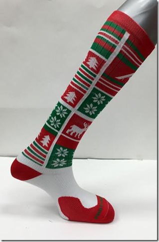 compression holiday sock