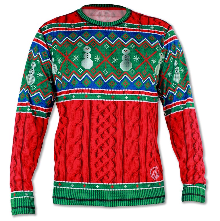 Ugly sweater sale running shirt