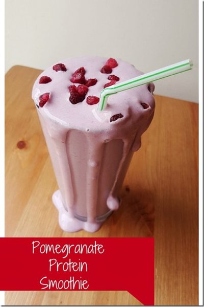 pomegranate protein smoothie