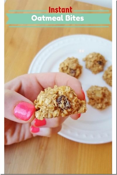 Instant Oatmeal Bites