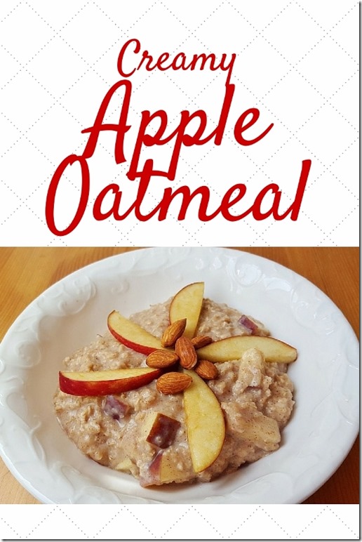 creamy apple oatmeal