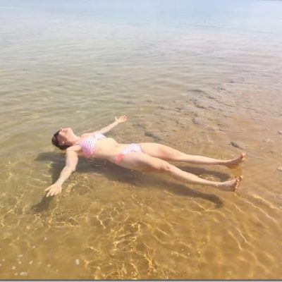 Floating Away In The Dead Sea