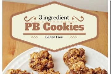 3 Ingredient PB Oatmeal Cookies 3 Ingredient PB Oatmeal Cookies