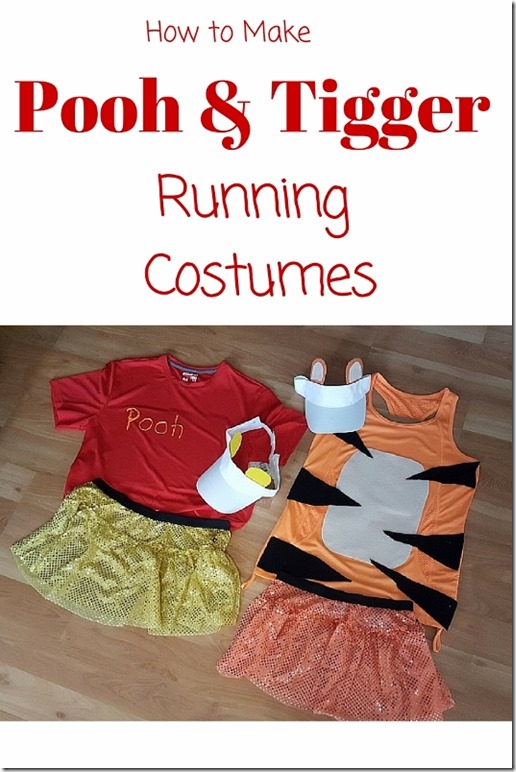 How to Make a Winnie the Pooh or Tigger Running Costume Run Eat