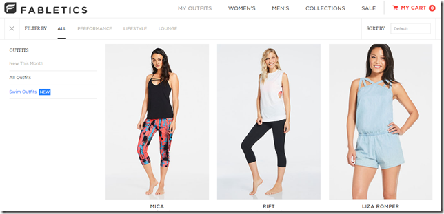 fabletics workout gear delivery