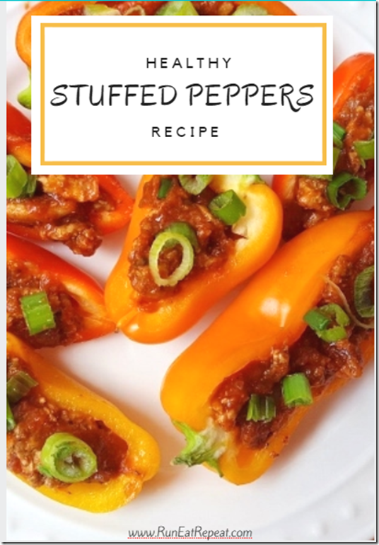 healthy mini stuffed peppers recipe
