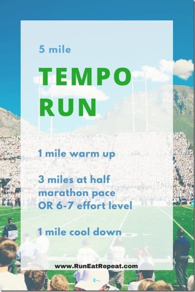 Tempo Run for Marathon Training