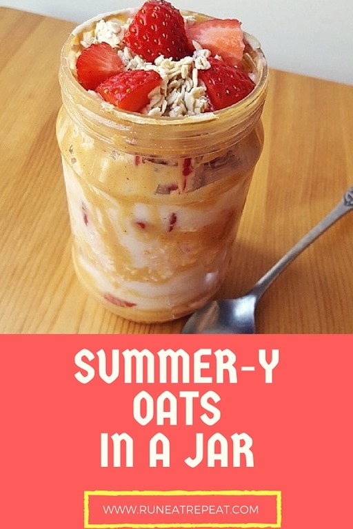 Summer-y Overnight Oats in a Jar - Run Eat Repeat