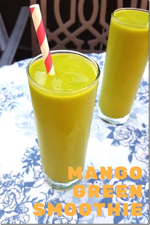 mango green smoothie recipe blog