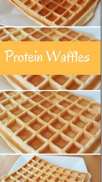 Super easy protein waffle recipe