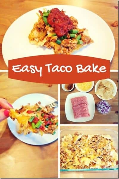 easy taco bake recipe blog