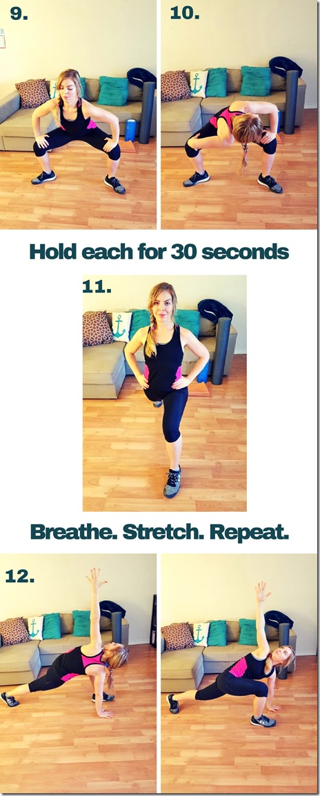 running stretch routine