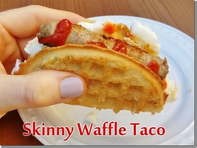 skinny waffle taco recipe