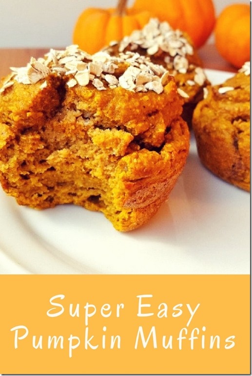 super easy pumpkin muffins recipe