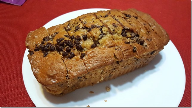 chocolate chip bread food blog 1