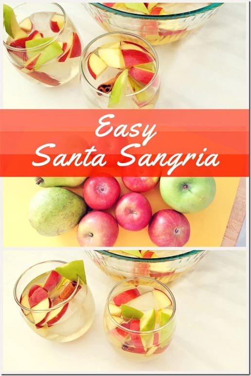 easy santa sangria recipe