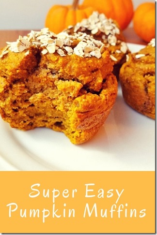 super easy pumpkin muffins recipe