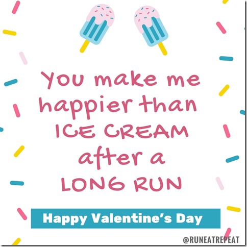 ice cream long run valentine