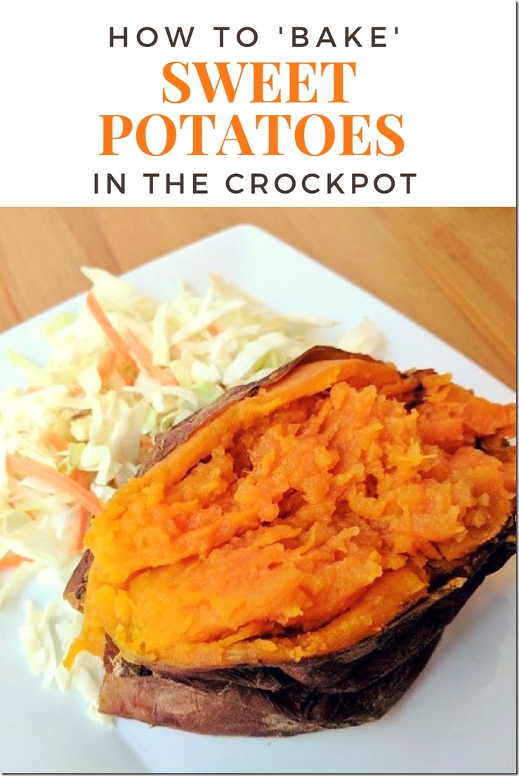 “Baked” Sweet Potatoes in the CrockPot - Run Eat Repeat