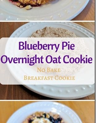 Blueberry Pie Oat Cookie – Easy No Bake Overnight Recipe