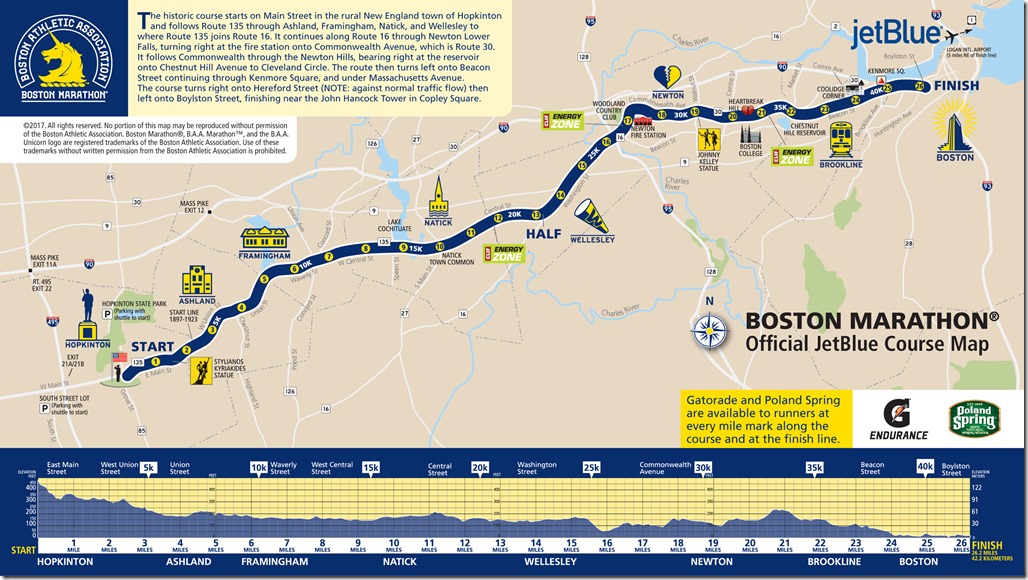 boston marathon course map