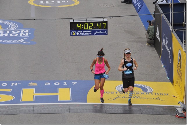 boston marathon finish